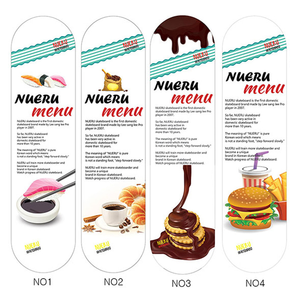 NUERU/느루 스케이트 데크 NEW TEAM DECK (느루 스케이트보드데크/데크 단품)