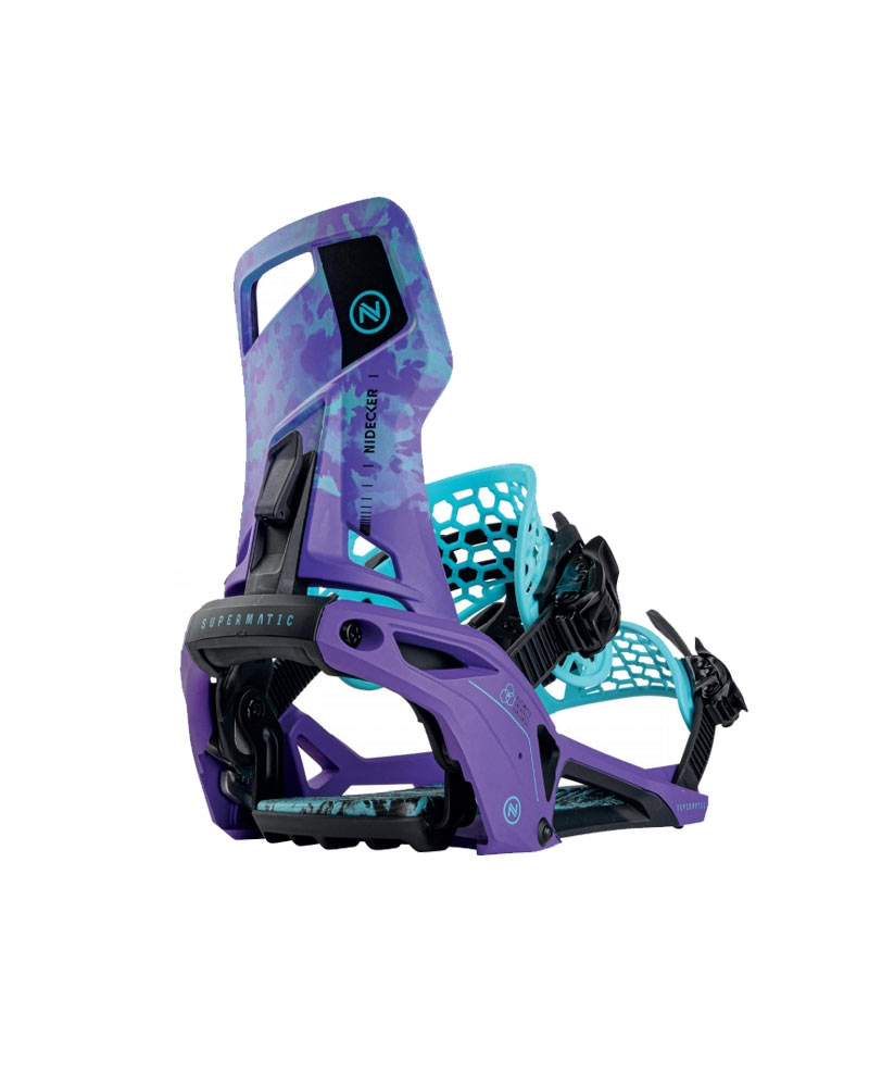 2425 Nidecker Supermatic Snowboard Binding-Joker Purple (니데커 슈퍼매틱 스노우보드 바인딩)