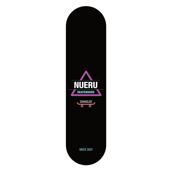 NUERU/느루 스케이트 쥬니어데크 PRO SSANGLEE NEW JR MODEL-B 7.3 (느루 아동 스케이트보드데크/데크 단품)